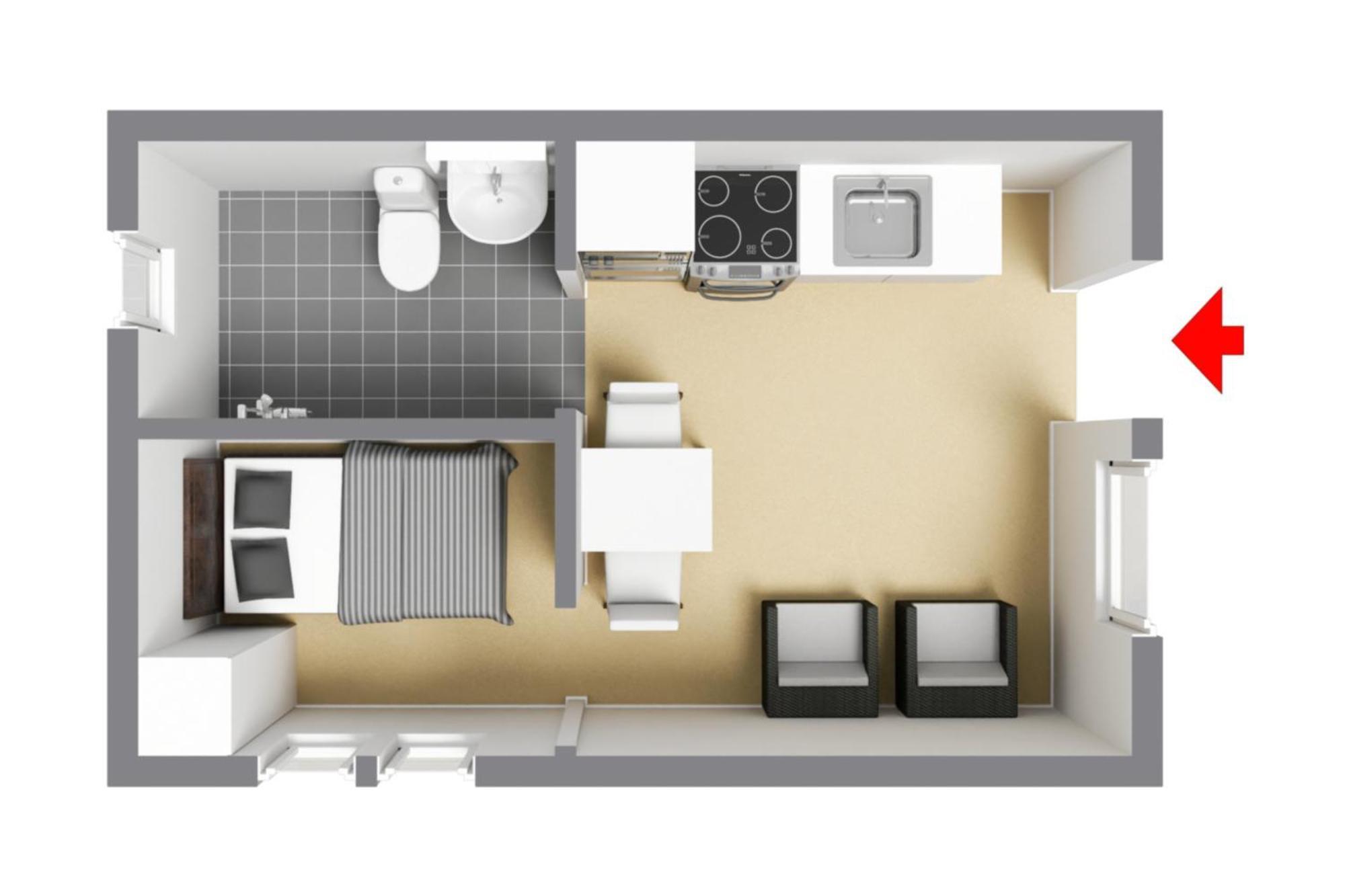 Готель First Camp Aarhus - Jylland Номер фото